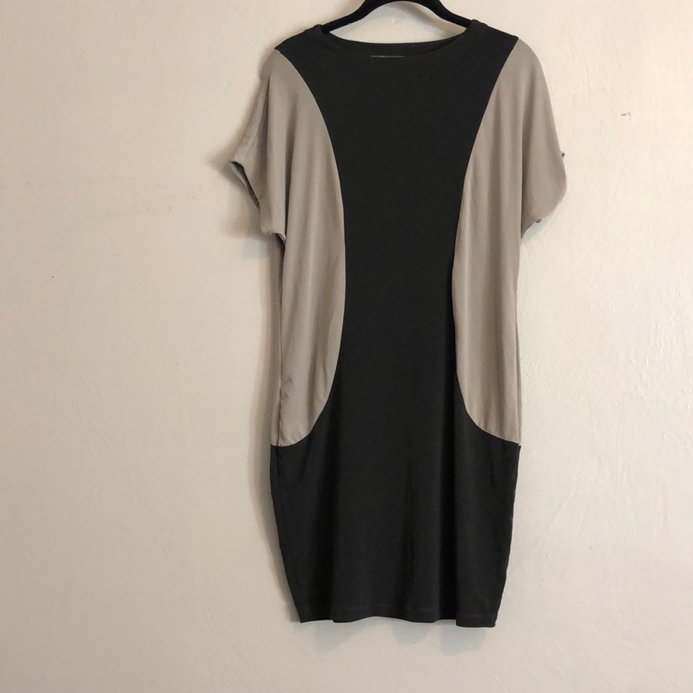 Ellen Tracy brown and beige dress